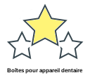 Boîtes pour appareil dentaire