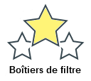 Boîtiers de filtre