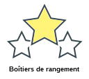 Boîtiers de rangement