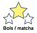 Bols ŕ matcha