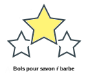 Bols pour savon ŕ barbe