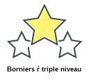 Borniers ŕ triple niveau