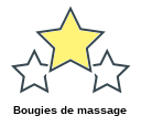 Bougies de massage