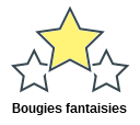 Bougies fantaisies