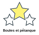 Boules et pétanque