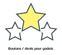 Boulons ŕ dents pour godets