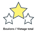 Boulons ŕ filetage total