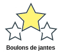 Boulons de jantes