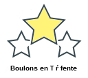 Boulons en T ŕ fente