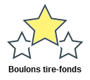 Boulons tire-fonds