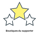 Boutiques du supporter