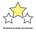 Bretzels et sticks de bretzels