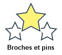 Broches et pins