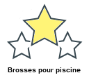 Brosses pour piscine