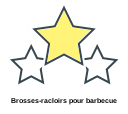 Brosses-racloirs pour barbecue