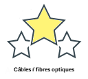 Câbles ŕ fibres optiques