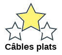 Câbles plats