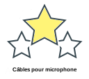 Câbles pour microphone