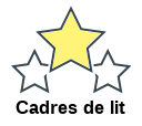 Cadres de lit