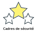 Cadres de sécurité