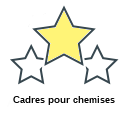 Cadres pour chemises