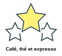 Café, thé et expresso