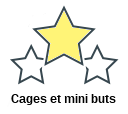 Cages et mini buts