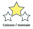 Caisses ŕ monnaie