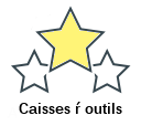 Caisses ŕ outils