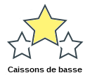 Caissons de basse