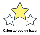 Calculatrices de base