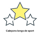 Caleçons longs de sport