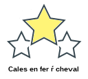 Cales en fer ŕ cheval