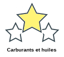 Carburants et huiles