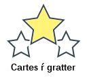 Cartes ŕ gratter