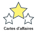 Cartes d'affaires