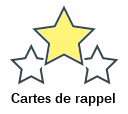 Cartes de rappel