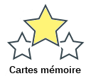 Cartes mémoire