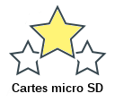 Cartes micro SD