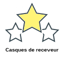 Casques de receveur