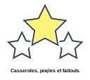 Casseroles, poęles et faitouts