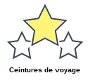 Ceintures de voyage