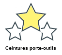 Ceintures porte-outils