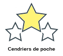 Cendriers de poche