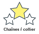 Chaînes ŕ collier