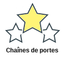 Chaînes de portes