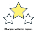 Chargeurs allumes cigares
