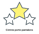 Cintres porte-pantalons