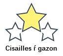 Cisailles ŕ gazon