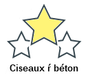 Ciseaux ŕ béton